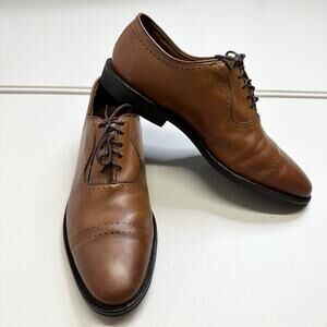 Allen Edmonds Ballard Oxford Dress Shoe Men’s 9.5 D Brown Walnut Bench Welt